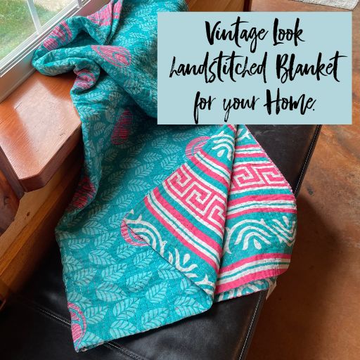 Handstitched blanket